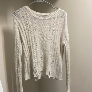 distressed american eagle sweater